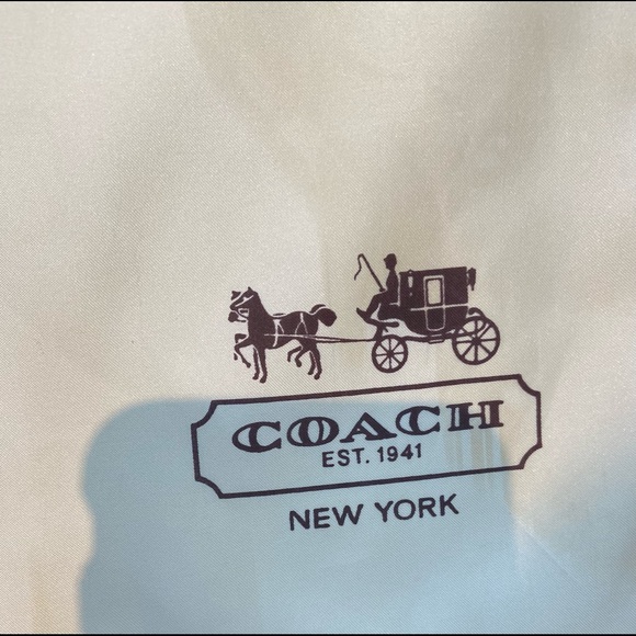 COACH Large DUST COVER Drawstring EST 1941 New York - Picture 1 of 3